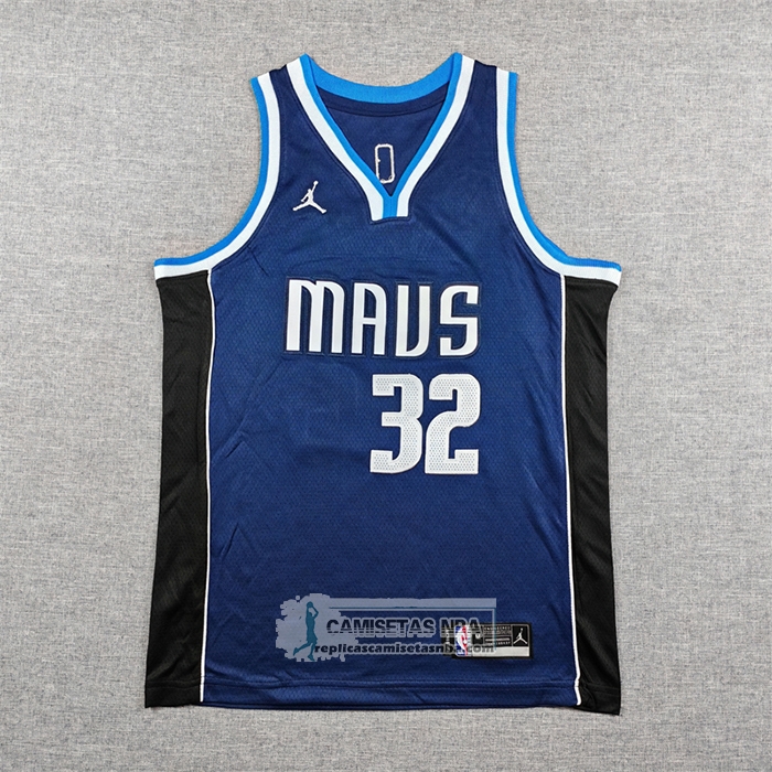 Camiseta Nino Dallas Mavericks Cooper Flagg NO 32 Statement 2025-26 Azul